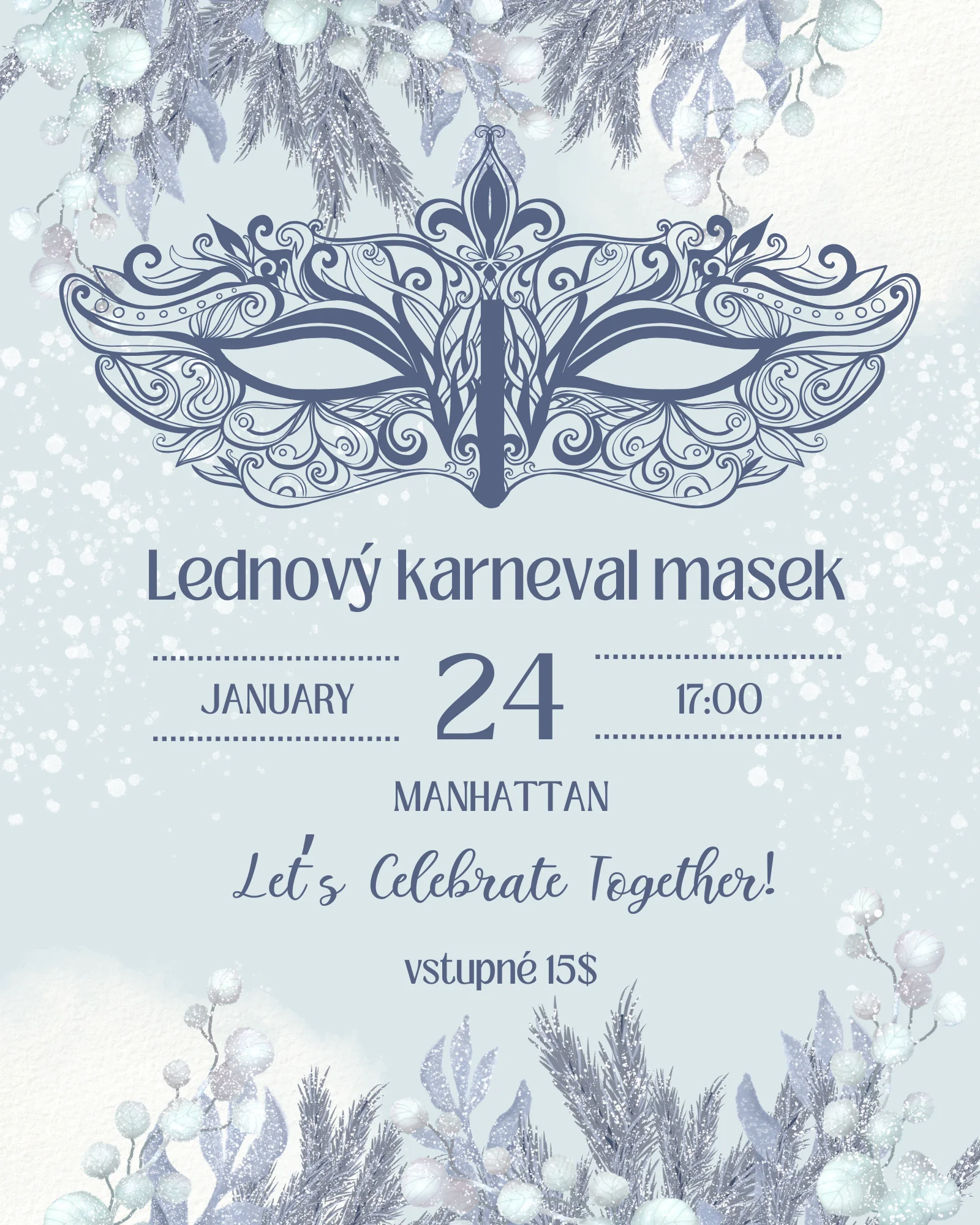 Lednový karneval masek