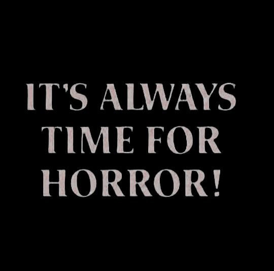 horror time